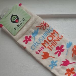 Funatic 'Mom' Socks with Colorful Design